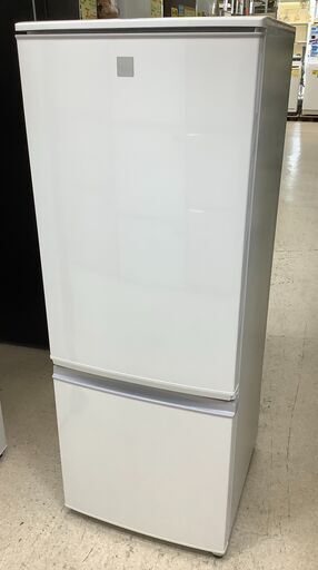 SHARP/シャープ 2ドア冷蔵庫 167L SJ-17E7-KW 2019年製【ユーズドユーズ名古屋天白店】 J2104