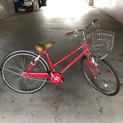 ブリヂストン　自転車　赤