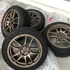 ホイールタイヤ4本セット　ワークエモーション 