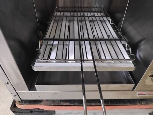 マルゼン 上火式グリラー MGK-054U 都市ガス『中古良品』2006年式 - その他 