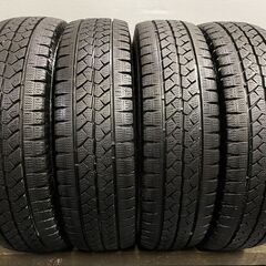 BS BLIZZAK VL1 195/80R15 107/105L LT 15インチ スタッドレス 4本 2021年製 キャラバン ハイエース等　(MTH235) クレジットカード QRコード決済可能