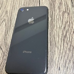 【ネット決済】iPhone8 256GB ブラック　※良品＆SI...