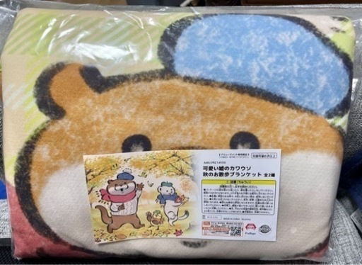 可愛い嘘のカワウソ ブランケット