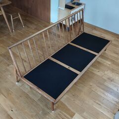 MOMO natural（モモナチュラル） cloud sofa 3P　オットマンセット ブルー