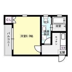 🏡敷金・礼金0円　独立洗面脱衣所付　コスパ抜群１Kマンション🏡 - 福岡市