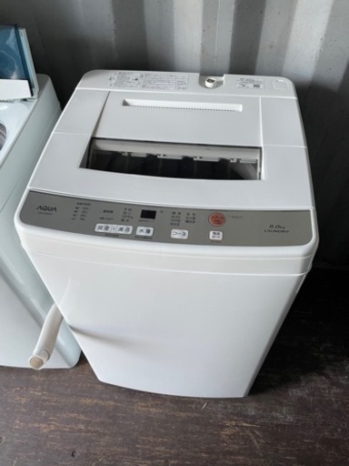 No.1520 AQUA 6kg洗濯機　2019年製　分解清掃済　近隣配送無料