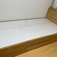 【使用期間1年】ニトリ　チェストベッド　シングル