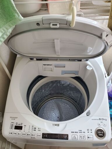 2021年製　シャープ　全自動洗濯機　8kg ES-TX8F