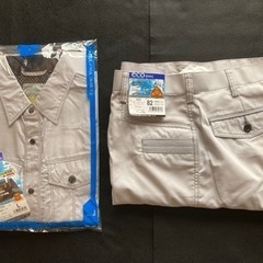 【決まりました】 作業服　夏用シャツ&ズボンセット