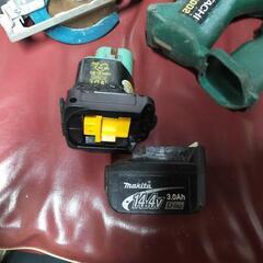 日立工機　旧型12v工具４台+マキタ14.4vアダプター