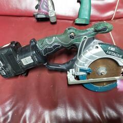 日立工機　旧型12v工具４台+マキタ14.4vアダプター
