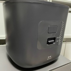 【新品・未使用】BRUNO 炊飯器　3合炊き　ブラック　BOE071