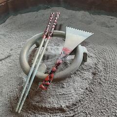 木の火鉢(小物付き)