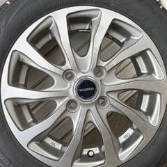 ブリヂストン バルミナ 14インチ アルミ スタッドレス タイヤホイール