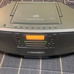 SONY CD ステレオカセット　ラジオ