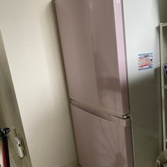シャープ　冷蔵庫　137L ピンク　2013年製
