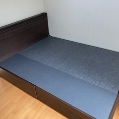 【ネット決済】dream bed 引き出しBOXタイプ　クイーンサイズ
