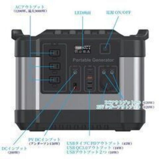 149800円→49800円　ウルトラ級大容量ポータブル電源【4年連続で世界首位】第2段