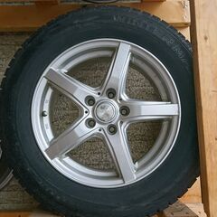 M+S 205/65R16 9分山 ホイール アルミ VIOLE...