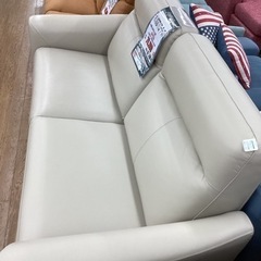 KI-72【新入荷　アウトレット】本革　両側電動ワイド2シーターソファ　アイボリー