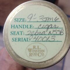 R.L.WINSTON　IM6　フライロッド