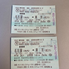 【ネット決済】東海道新幹線 チケット 特急券・乗車券
