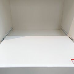 スリム キッチンボード 幅60cm ホワイト 2枚扉 (耐震ロック付き) 引き出し1個 スライド棚1個 レンジボード レンジ台 食器棚★近隣配送無料 買取帝国 朝霞店