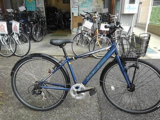 中古自転車２２１４　前後タイヤ新品！　７００×３５C　７段ギヤ　LEDオートライト　アルミフレーム 自転車本体の中古フリマアイテム一覧 中古自転車2214 前後タイヤ