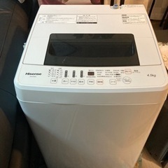 hisense製洗濯機差し上げます。