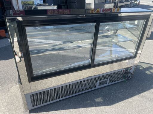 □中古品 2021年購入 レマコム 冷蔵ショーケース RCS-K180S2LA 対面