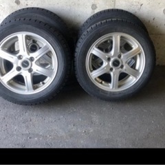 冬タイヤ　14インチ　4本　DUNLOP