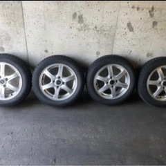 冬タイヤ　14インチ　4本　DUNLOP