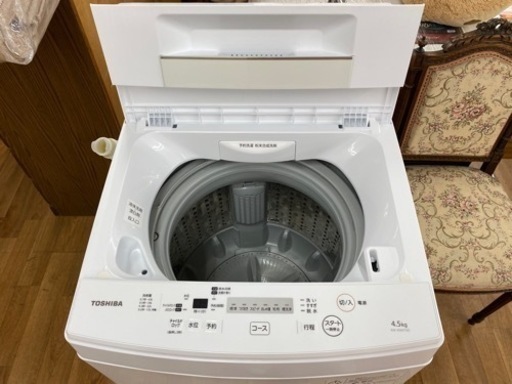 I403 ★ TOSHIBA 洗濯機 （4.5㎏）★ 2019年製 ⭐動作確認済⭐クリーニング済