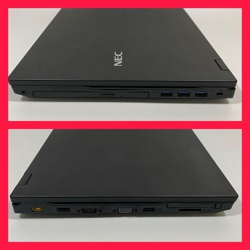 高速 2019年製 Windows11 Corei5 新品SSD カメラ Wi-Fi NEC 15.6