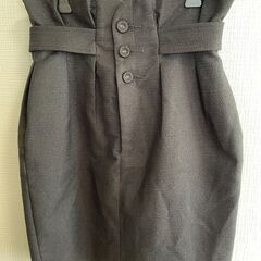 【8】snidel スカート　黒　サイズ０（S相当）