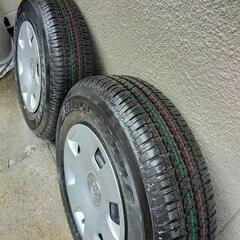 【ご相談終了】【29000円】本州送料込　ハイエース　純正15インチホイール＋新品ブリジストンタイヤ4本セット　195/80/R15　室内保管品　美品