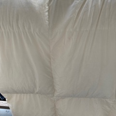 高級　フランス産羽毛掛け布団　日本製 シングル