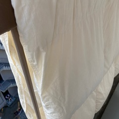 高級　フランス産羽毛掛け布団　日本製 シングル