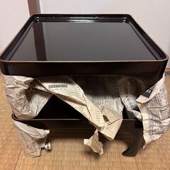 お盆　漆器