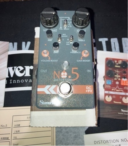 sinvertek distortion no. 5 エフェクター