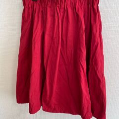 【25】INGNI　ひざ丈スカート　赤　Mサイズ