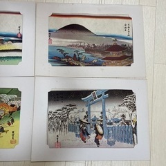 広重「京都名所繪」浮世絵 複製 画集 10枚組