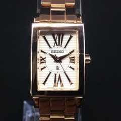 SEIKO セイコー LUKIA ルキア ゴールド文字盤 スクエアフェイス