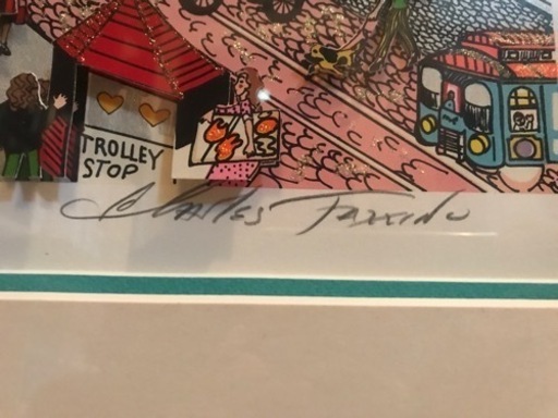 ★☆チャールズ・ファジーノCharles Fazzino 思い出のサンフランシスコ 281/400 3Dアート 真作 元箱有☆★