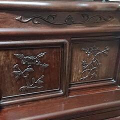 【終了】中国家具 無垢材 飾り棚 違い棚 キャビネット シェルフ アンティーク