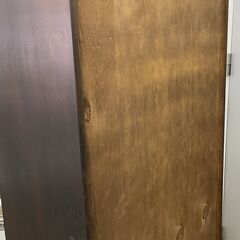 蝦夷民芸　書棚90　食器棚　有限会社えぞ民芸家具製作所　サイズ記載