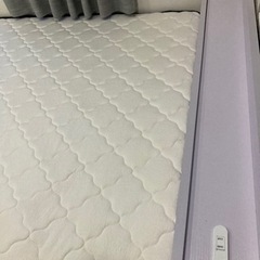 【フレーム・マットレスセット】ダブルベッド 収納付 差し上げます