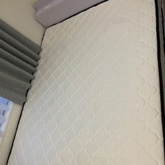 【フレーム・マットレスセット】ダブルベッド 収納付 差し上げます