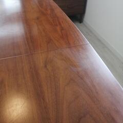 80-120 伸長式天然木ダイニングテーブル