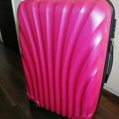 【お話し中】【無料】スーツケース（ピンク）